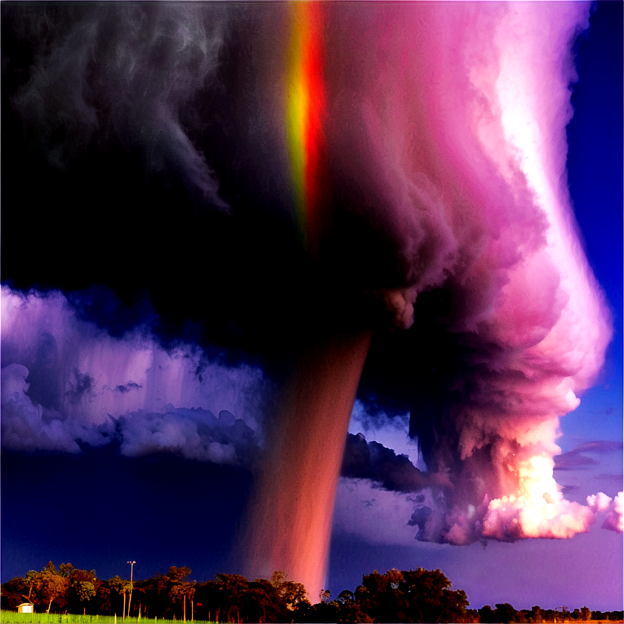 Tornado Rainbow Png 79 PNG image