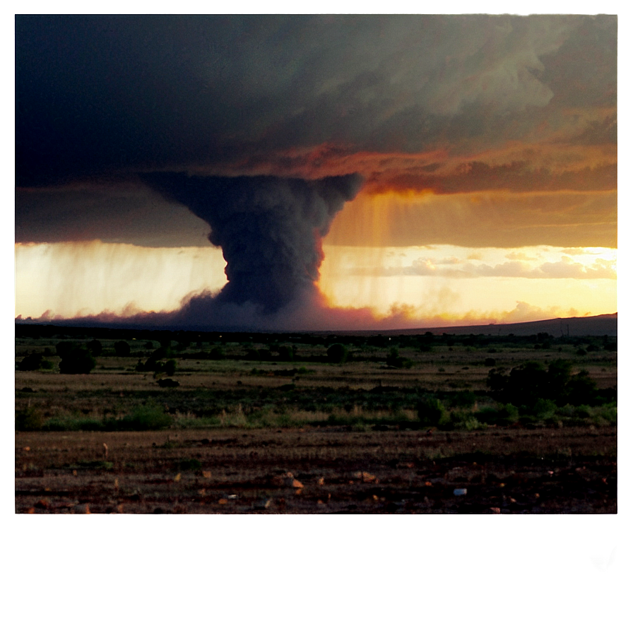 Tornado Sunset Png 05212024 PNG image