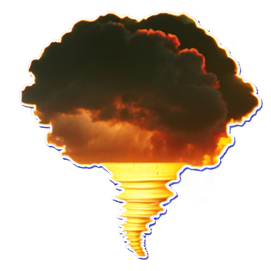 Tornado Sunset Png 22 PNG image