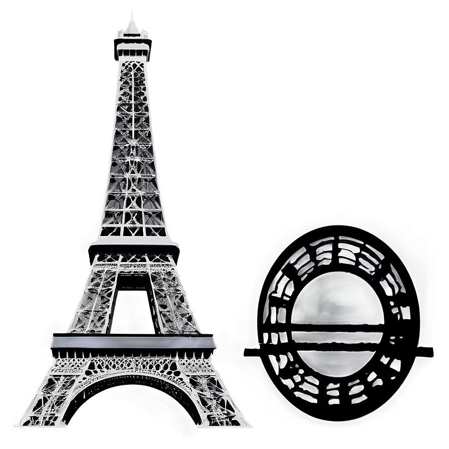 Torre Eiffel And The Seine River Png Tob7 PNG image