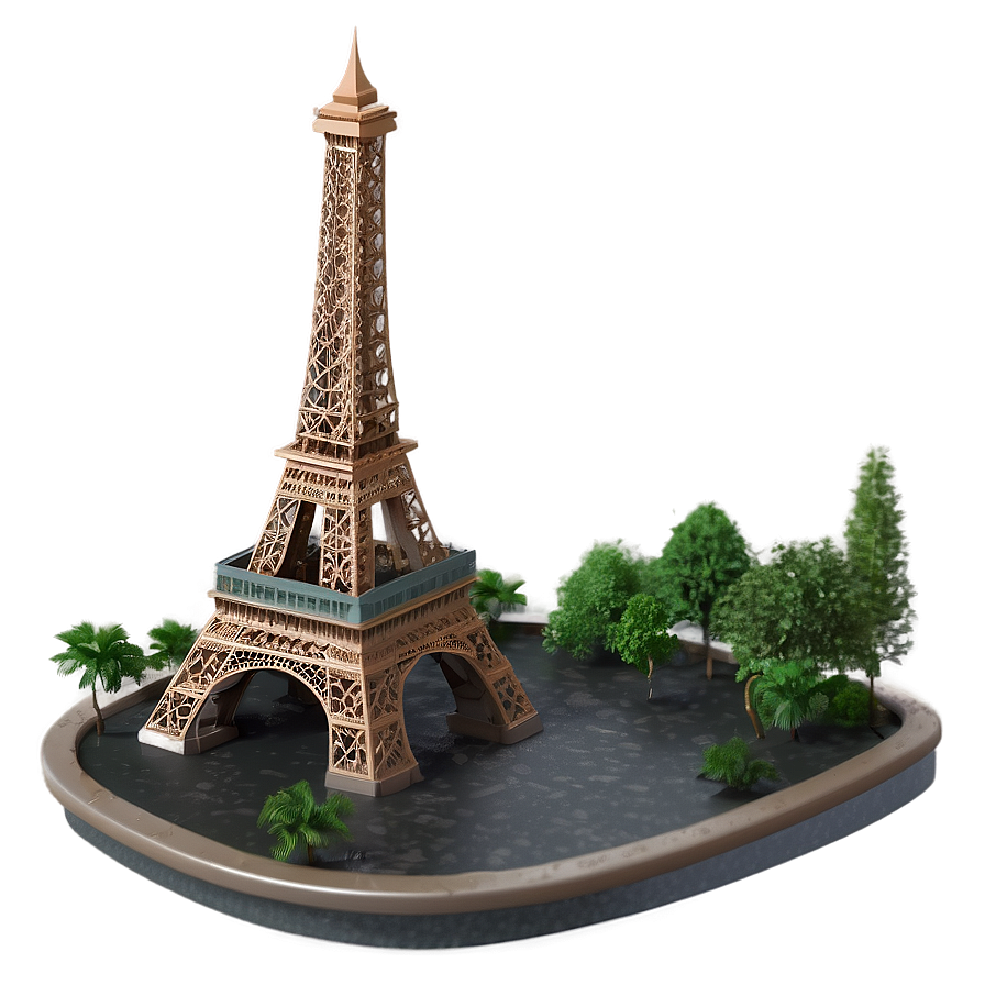 Torre Eiffel On A Rainy Day Png Uuy PNG image