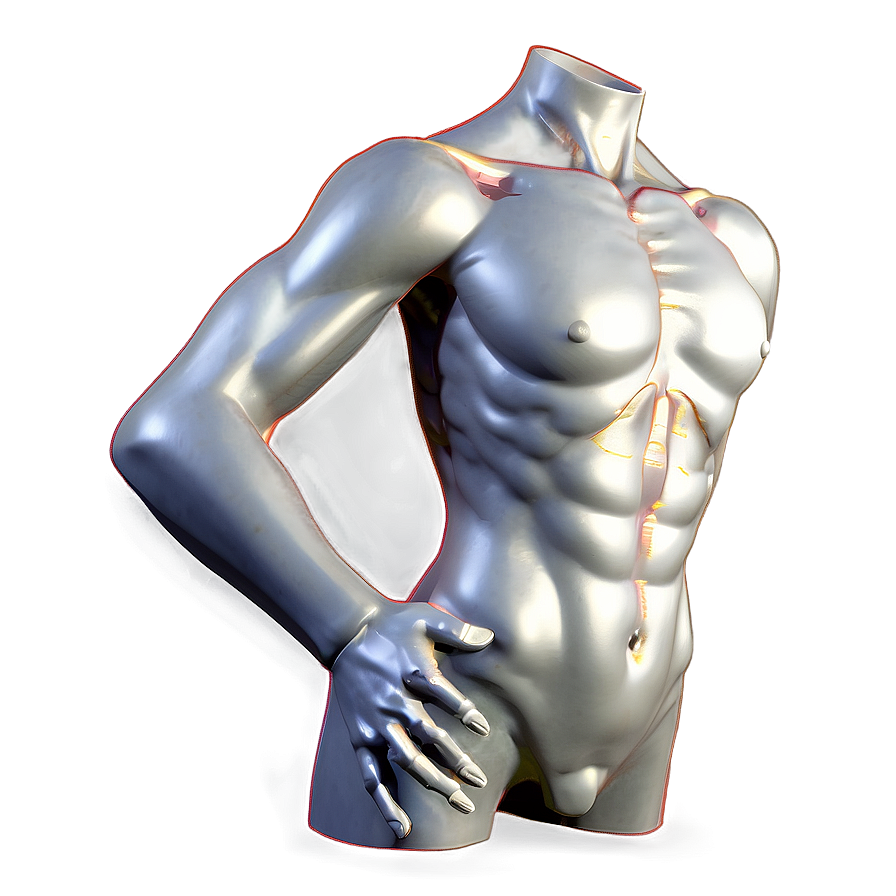 Torso Line Art Png 3 PNG image