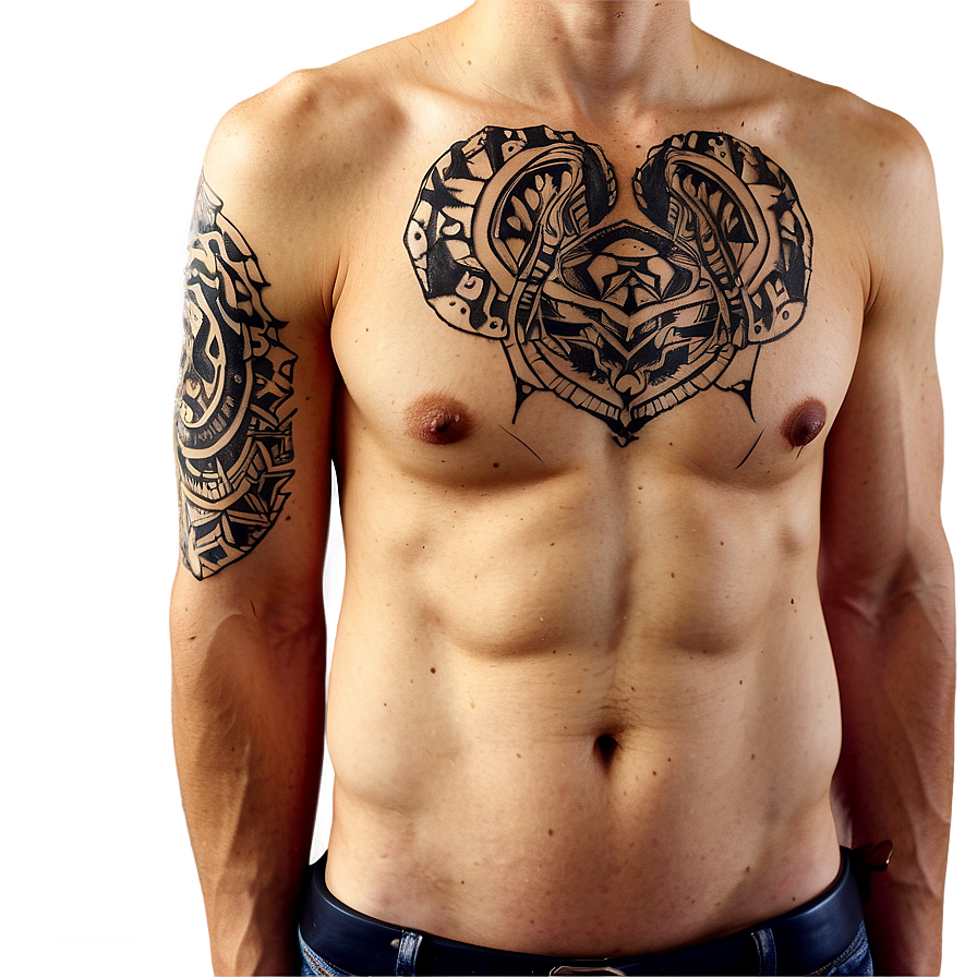 Torso Tattoo Design Png 06282024 PNG image