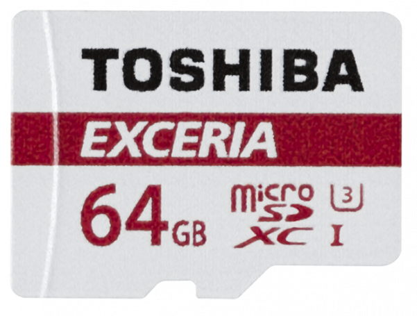 Toshiba64 G B Exceria Micro S D Card PNG image