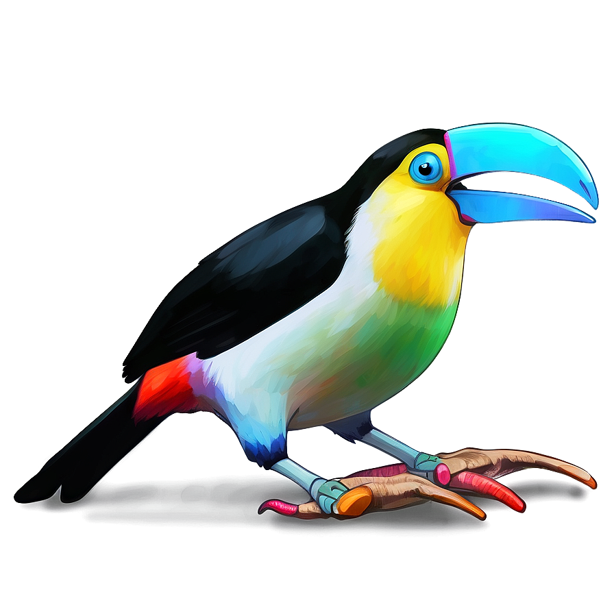 Toucan Digital Art Png Wlg PNG image