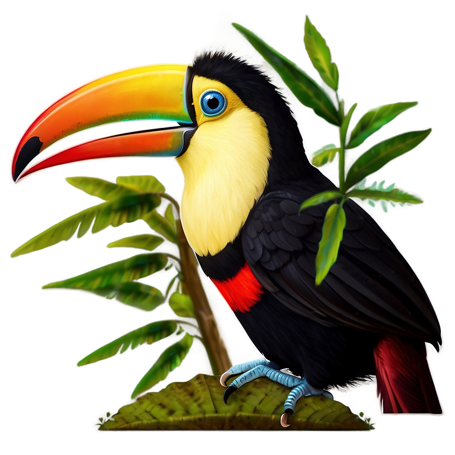 Toucan Enjoying Sun Png Atd81 PNG image