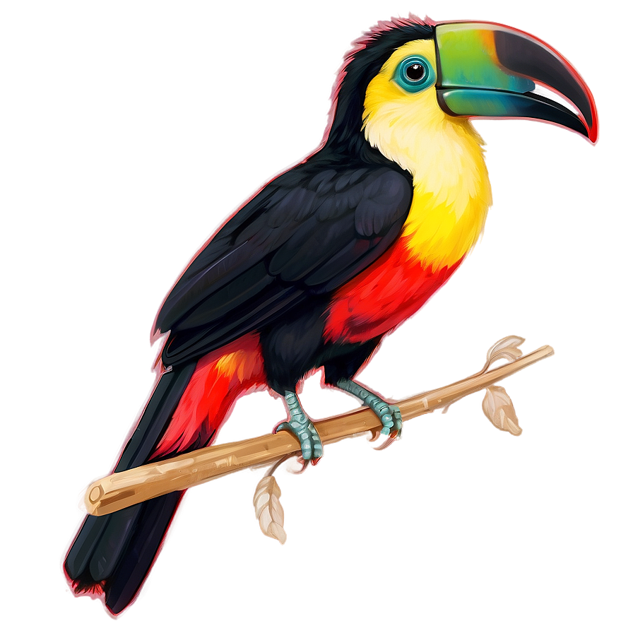 Toucan In Sunset Png 06112024 PNG image