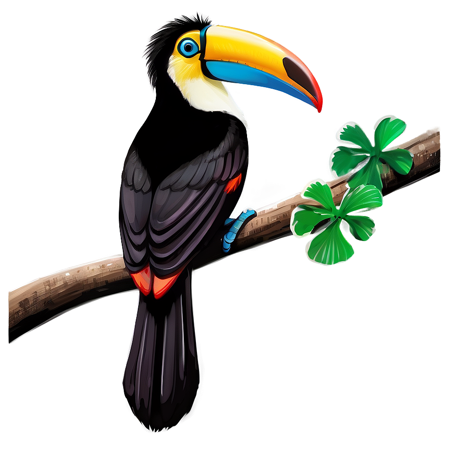 Toucan Perched Png 06112024 PNG image