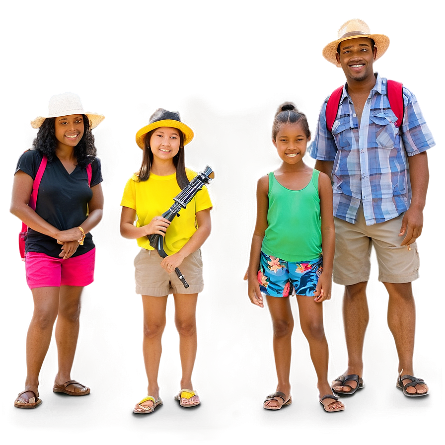 Tourists Standing Together Png Cyh PNG image