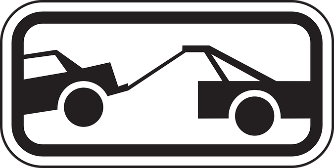 Tow Away Zone Sign PNG image