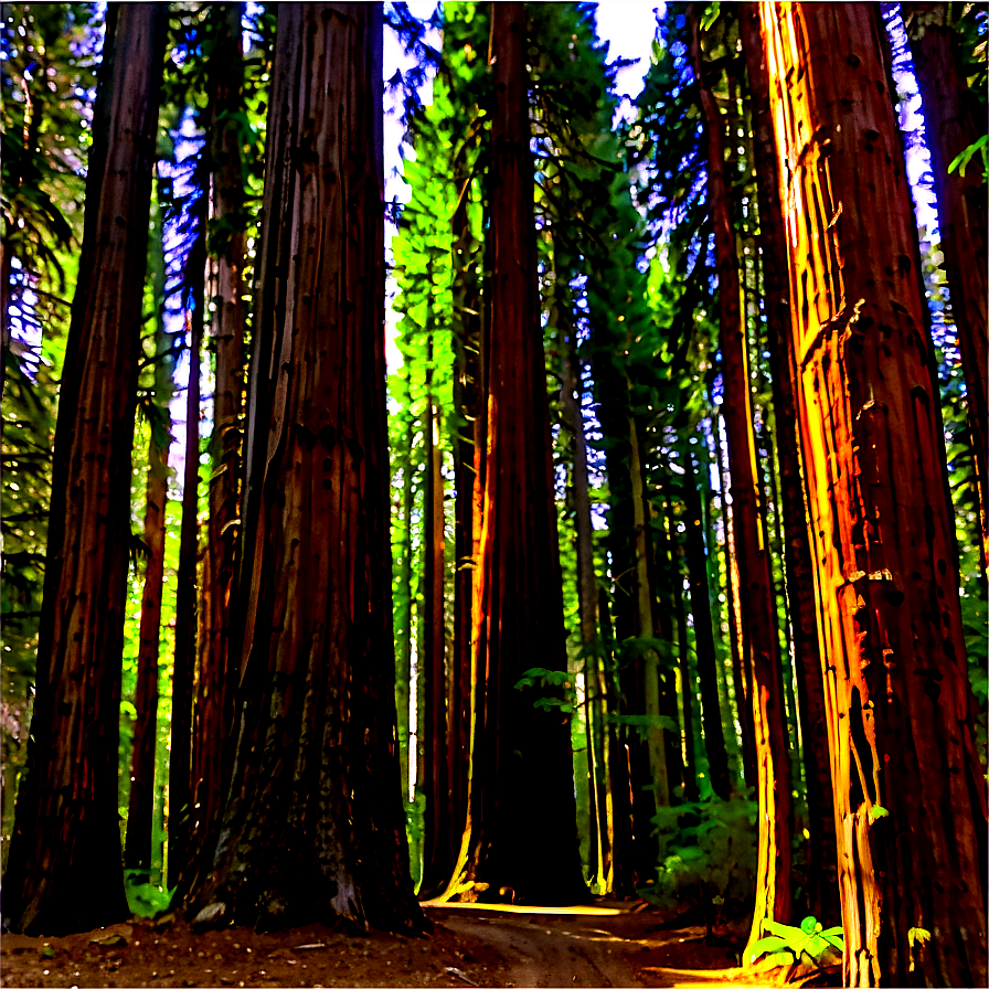 Towering Redwood Forest Photo Png Ibv PNG image