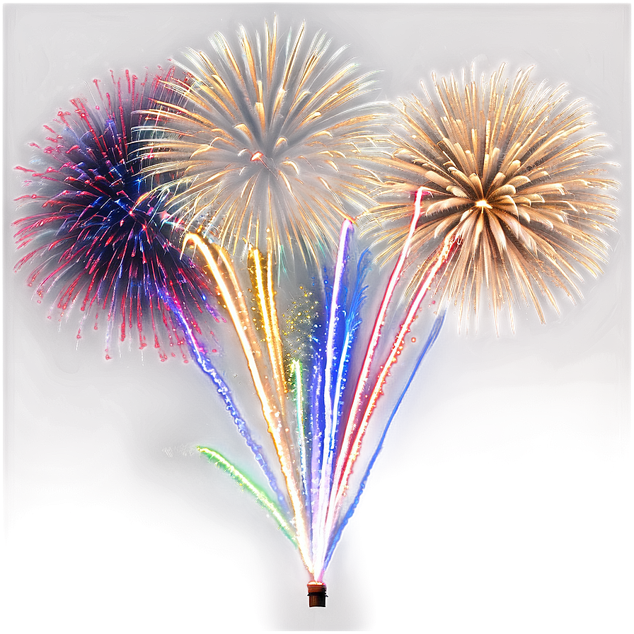 Town Fireworks Display Png 06252024 PNG image