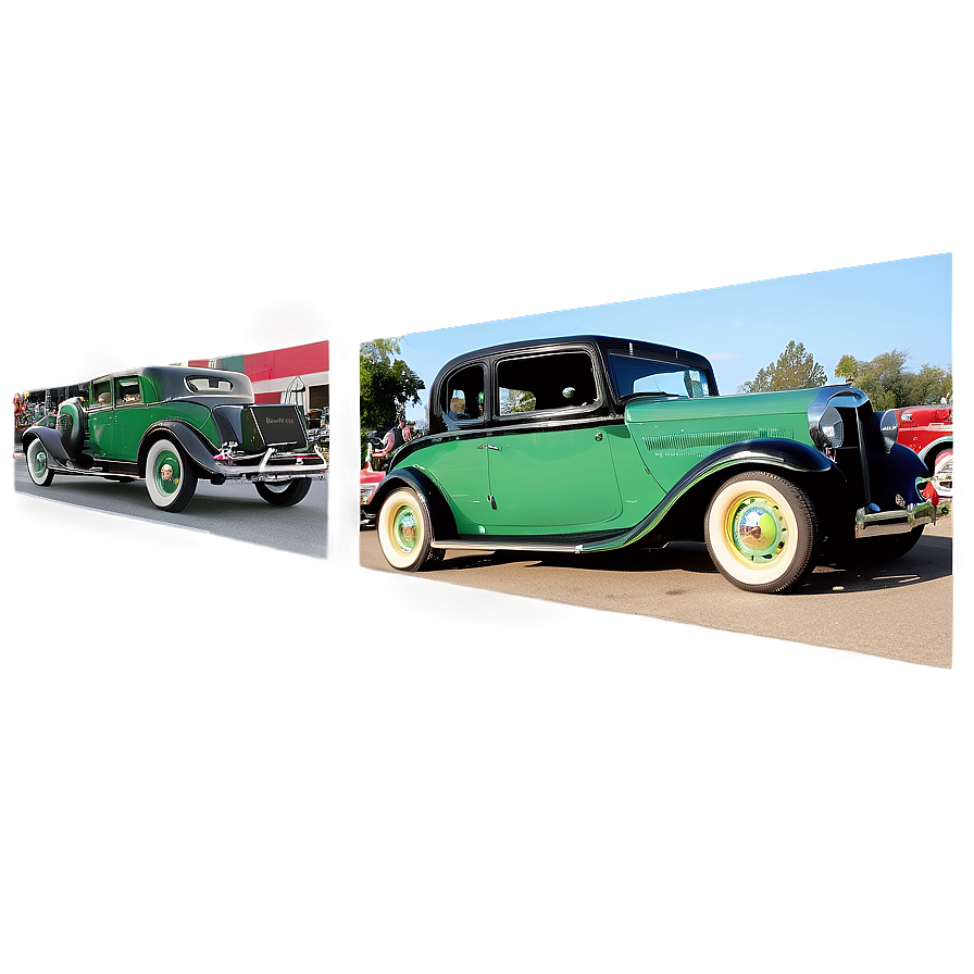 Town Vintage Car Parade Png Xtq95 PNG image