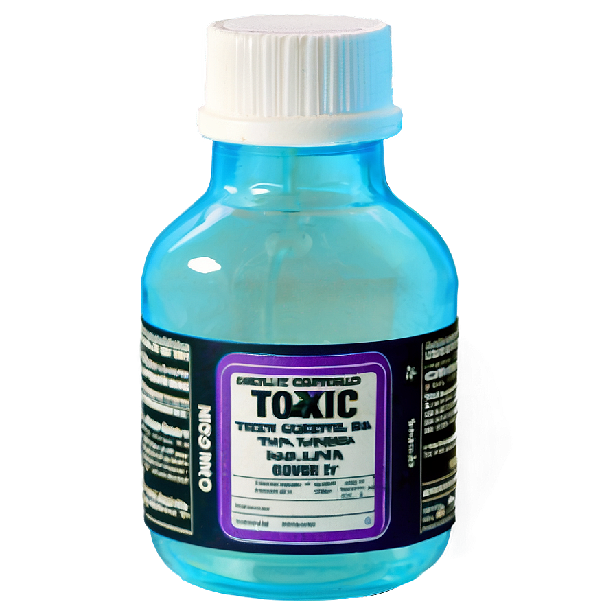 Toxic Chemicals Bottle Png Rtt PNG image