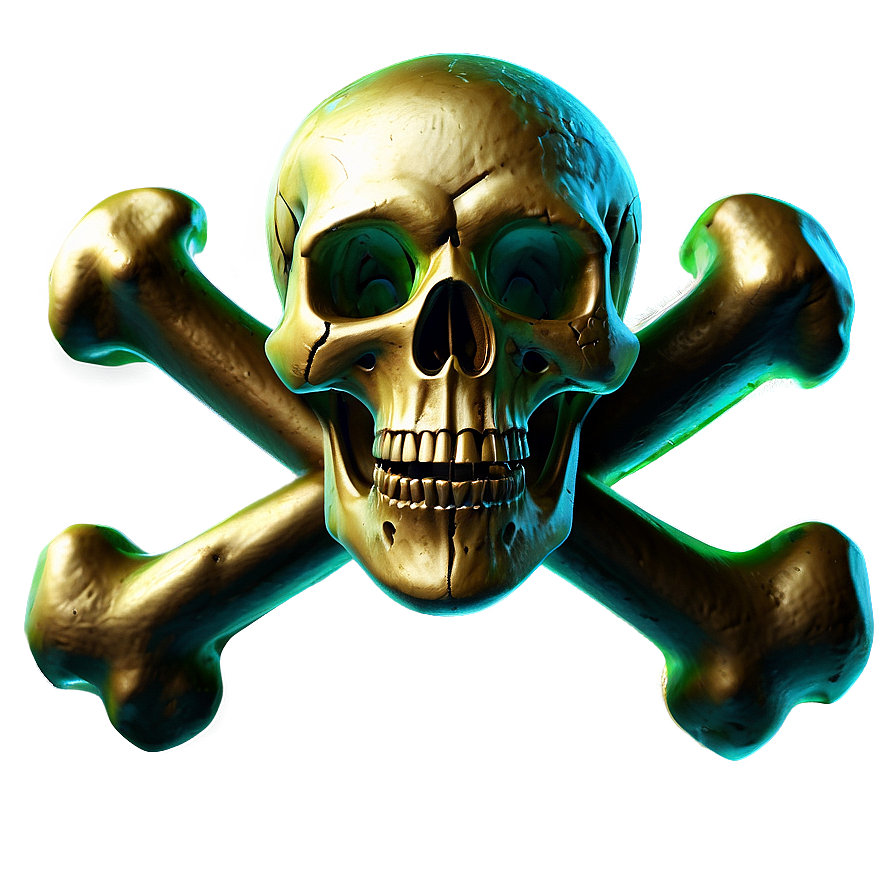 Toxic Skull And Bones Png 87 PNG image