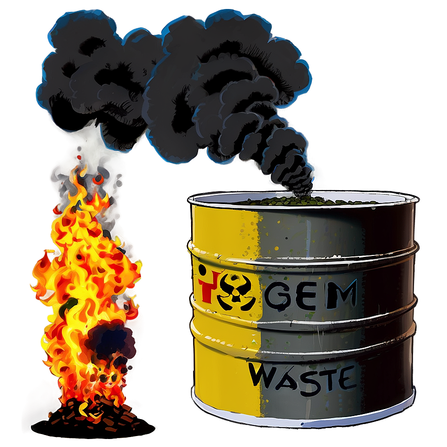 Toxic Waste Incineration Png Mii66 PNG image