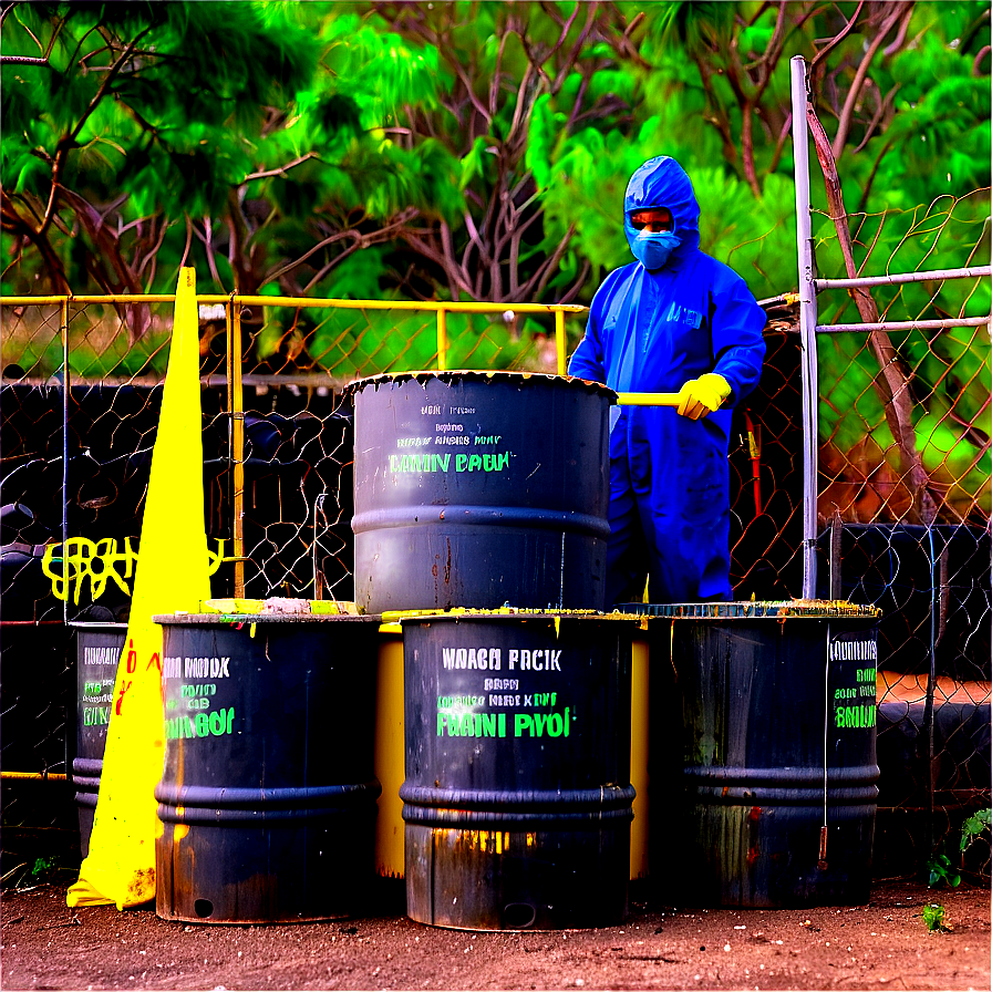 Toxic Waste Management Png Yra PNG image