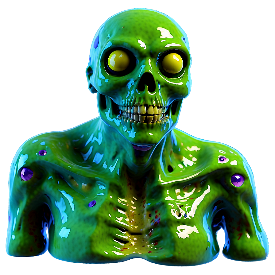 Toxic Zombie Slime Png Bnu90 PNG image