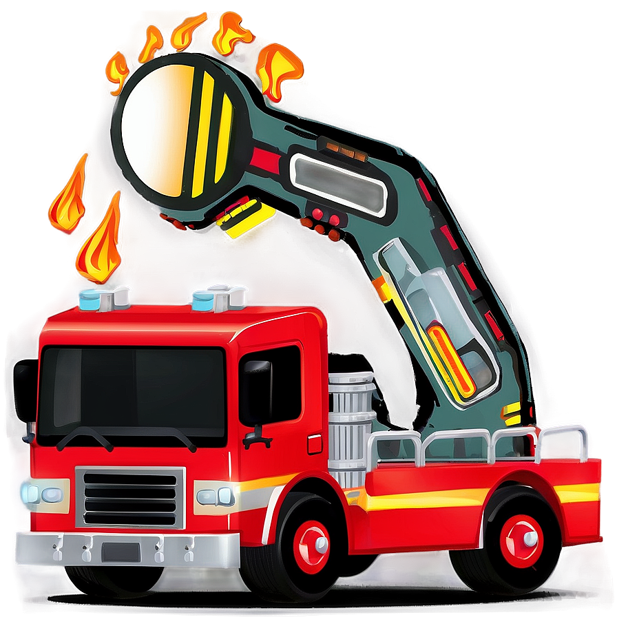 Toy Fire Truck Car Png Pii60 PNG image