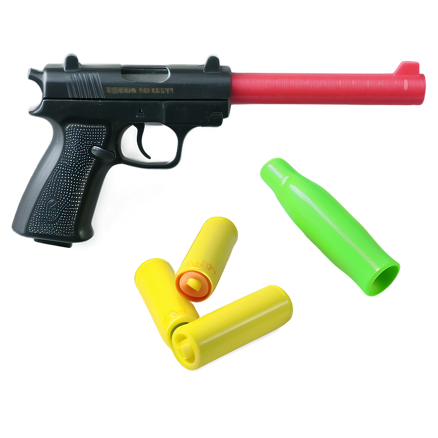 Toy Gun With Foam Bullets Png 06212024 PNG image