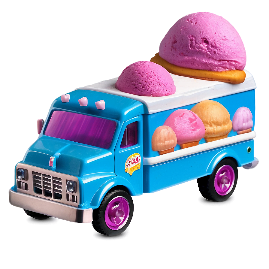 Toy Ice Cream Truck Car Png 54 PNG image