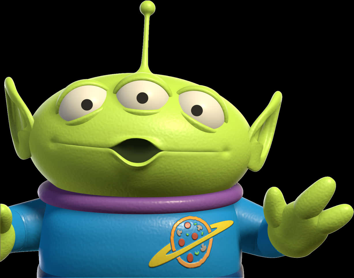 Toy Story Alien Character PNG image