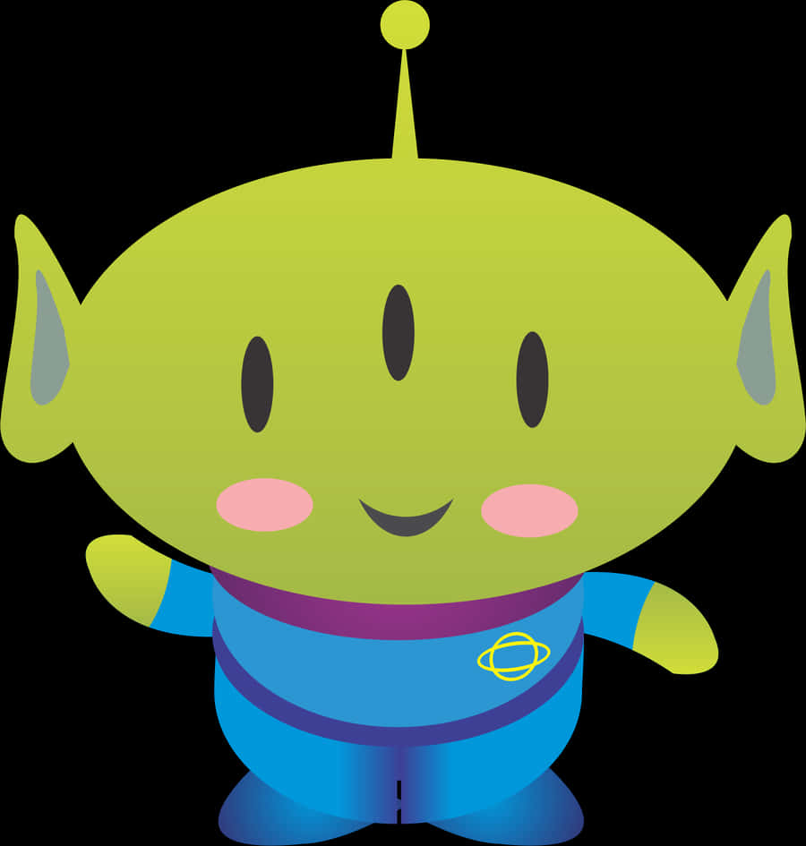 Toy Story Alien Character PNG image