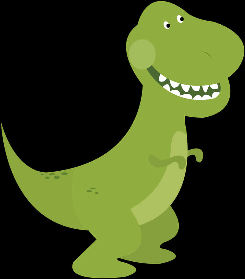 Toy Story Green Dinosaur Character PNG image