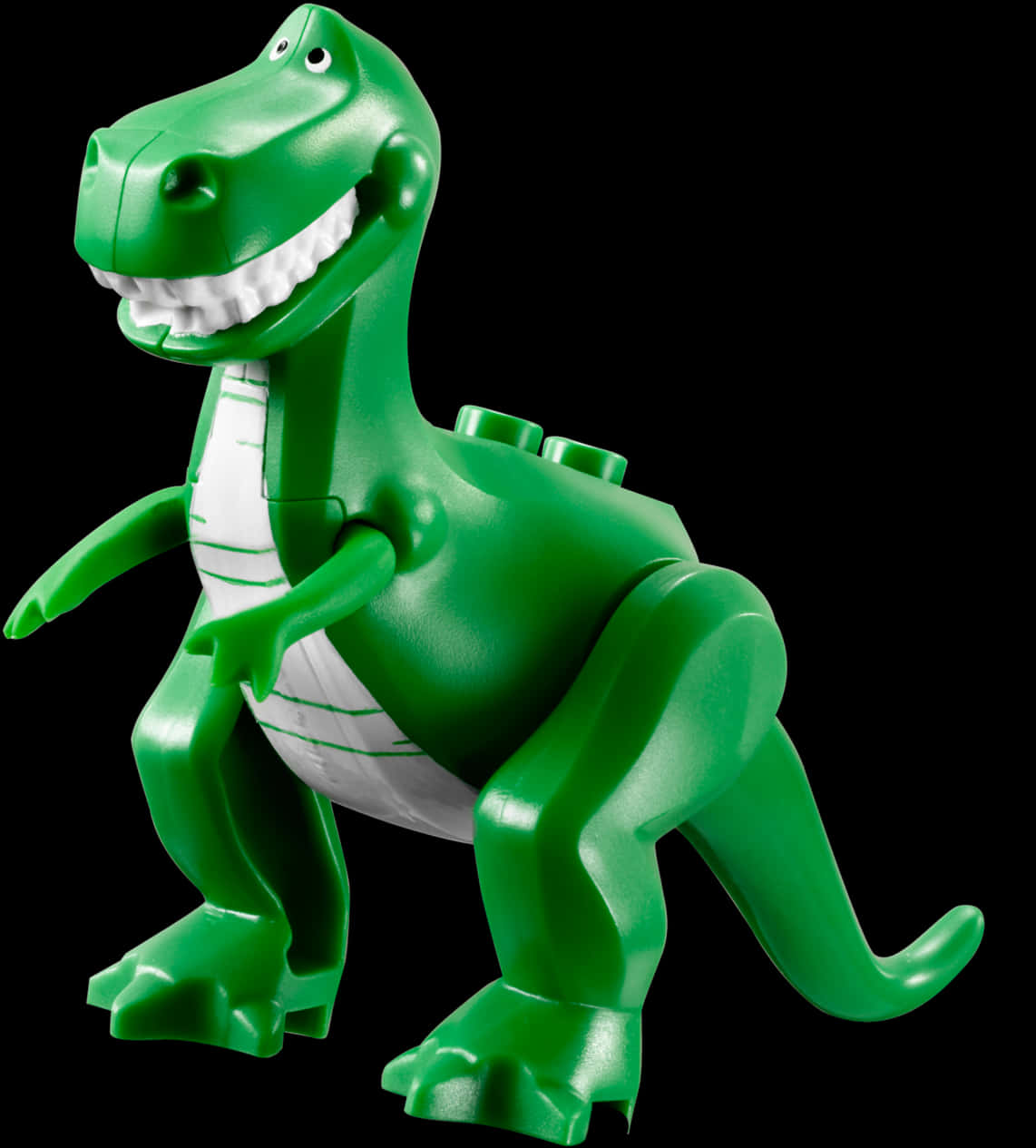 Toy Story Green Dinosaur Figure PNG image