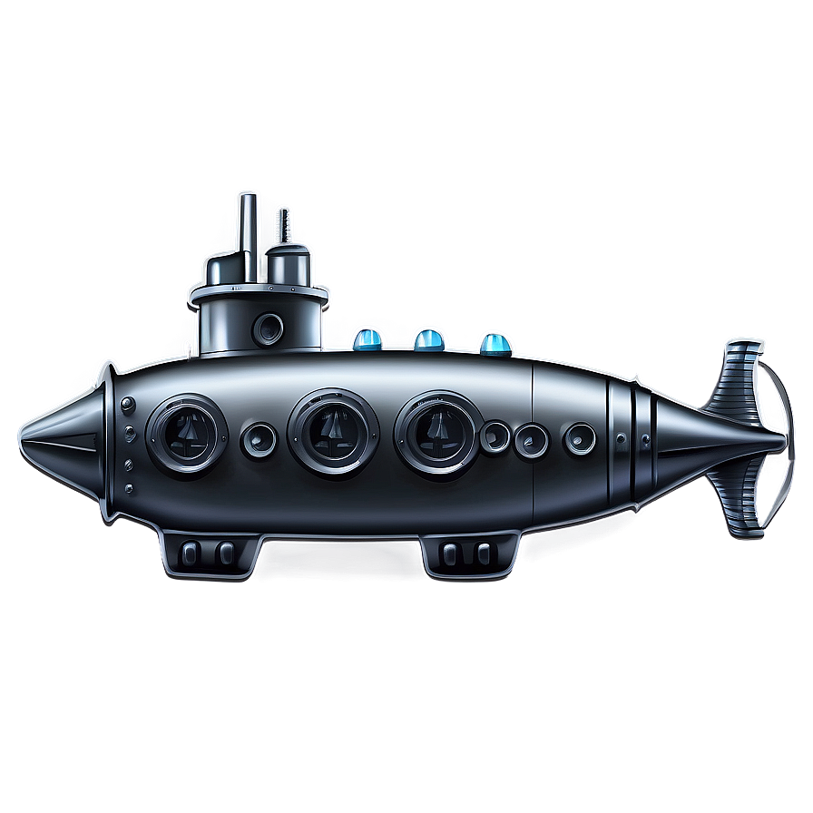 Toy Submarine Drawing Png 05252024 PNG image