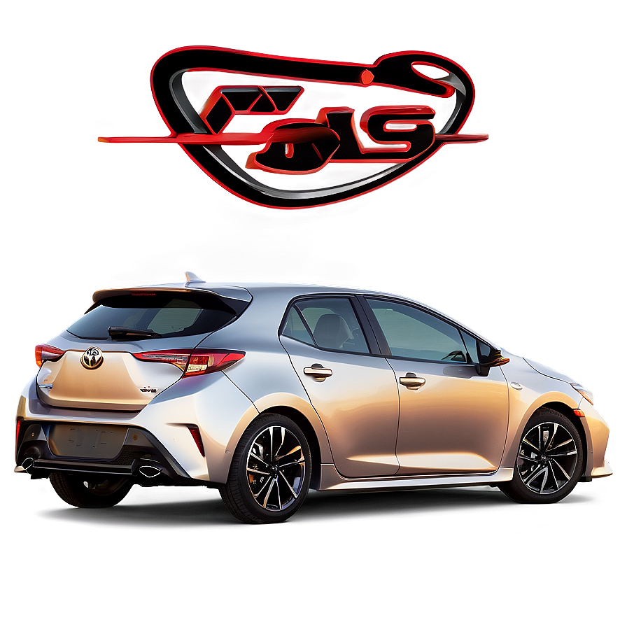 Toyota Corolla Hatchback Design Png Obb PNG image