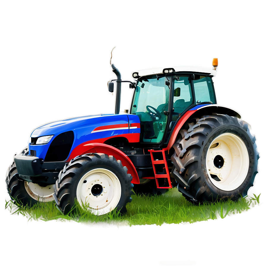 Tractor And Cows Png 05242024 PNG image