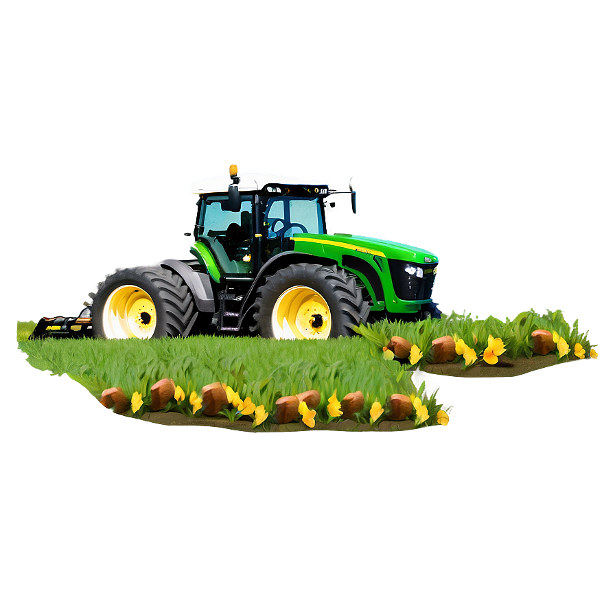 Tractor In Field Png 05242024 PNG image