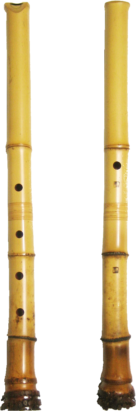 Traditional Bansuri Flutes PNG image