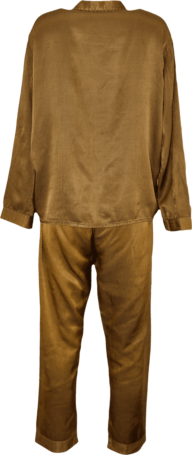Traditional Brown Kurta Pajama Set PNG image
