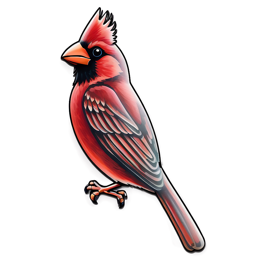 Traditional Cardinal Tattoo Png Wrq PNG image