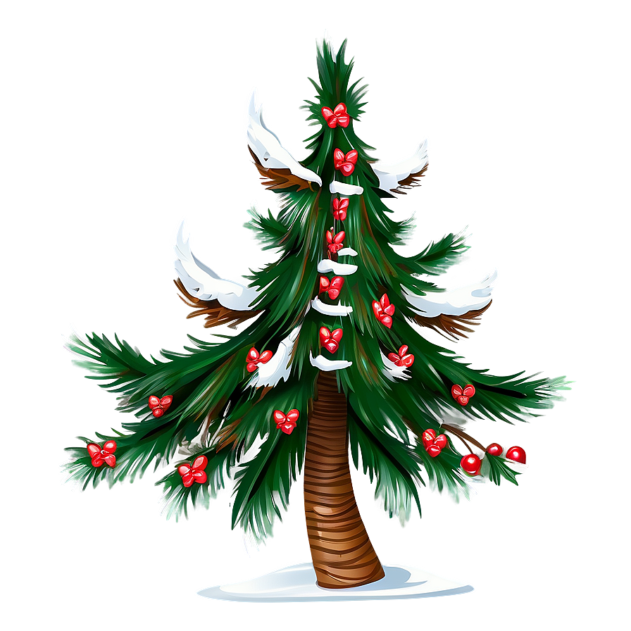 Traditional Christmas Tree Png 22 PNG image
