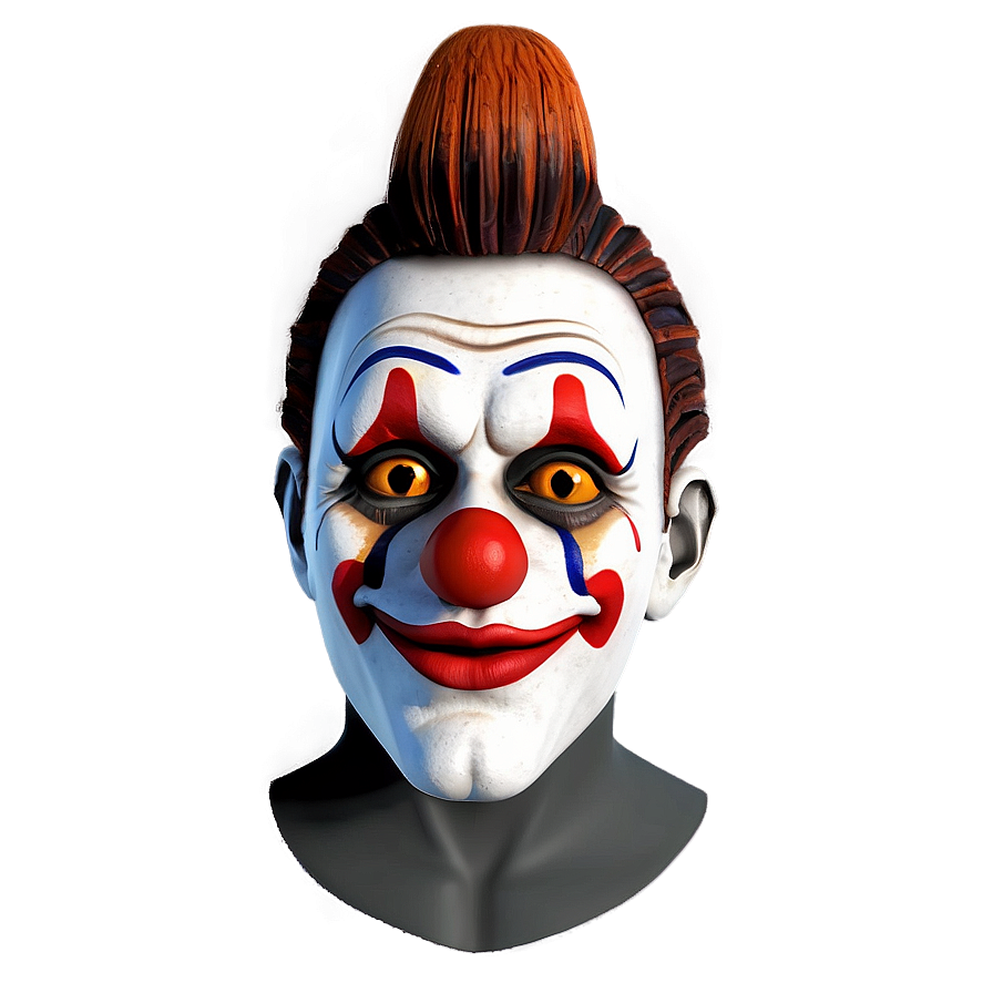 Traditional Clown Mask Png 06212024 PNG image