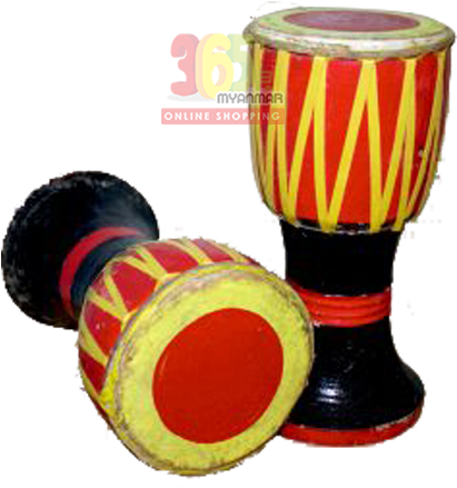 Traditional Drums Colorful Design PNG image