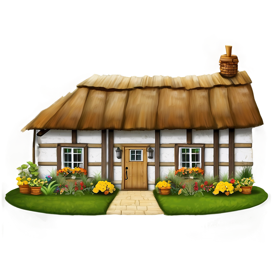 Traditional English Cottage Png Drx PNG image