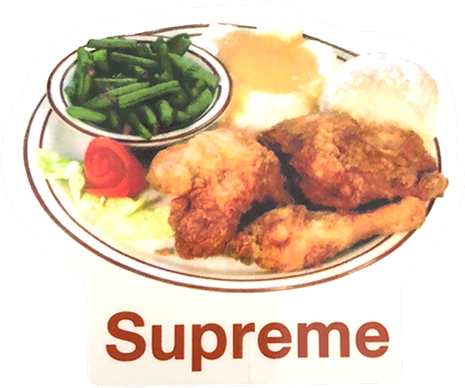 Traditional Fried Chicken Dinner Plate PNG image