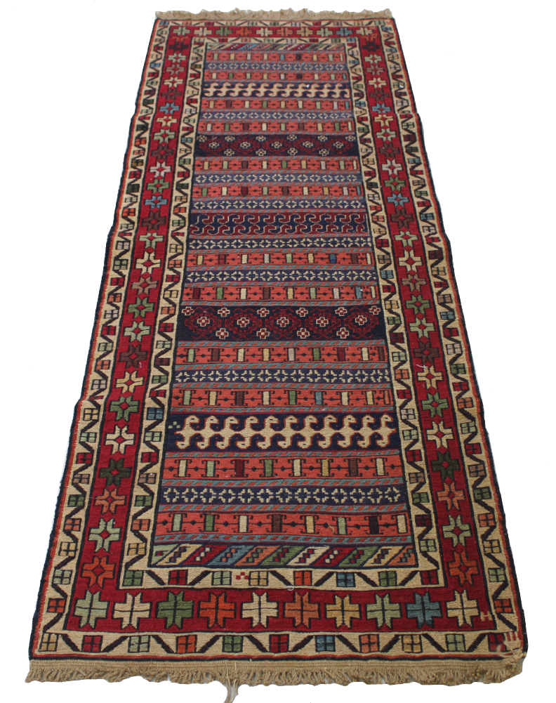 Traditional Geometric Pattern Rug PNG image