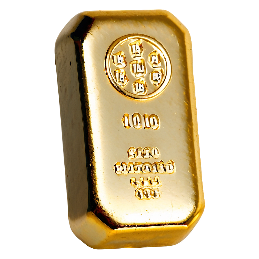 Traditional Gold Ingot Png 30 PNG image