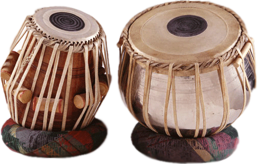 Traditional Indian Tabla Drums PNG image