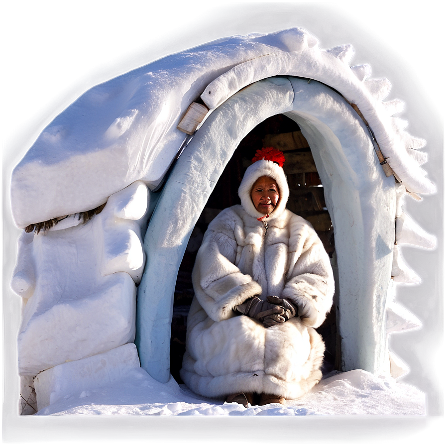 Traditional Inuit North Pole Life Png Skv PNG image