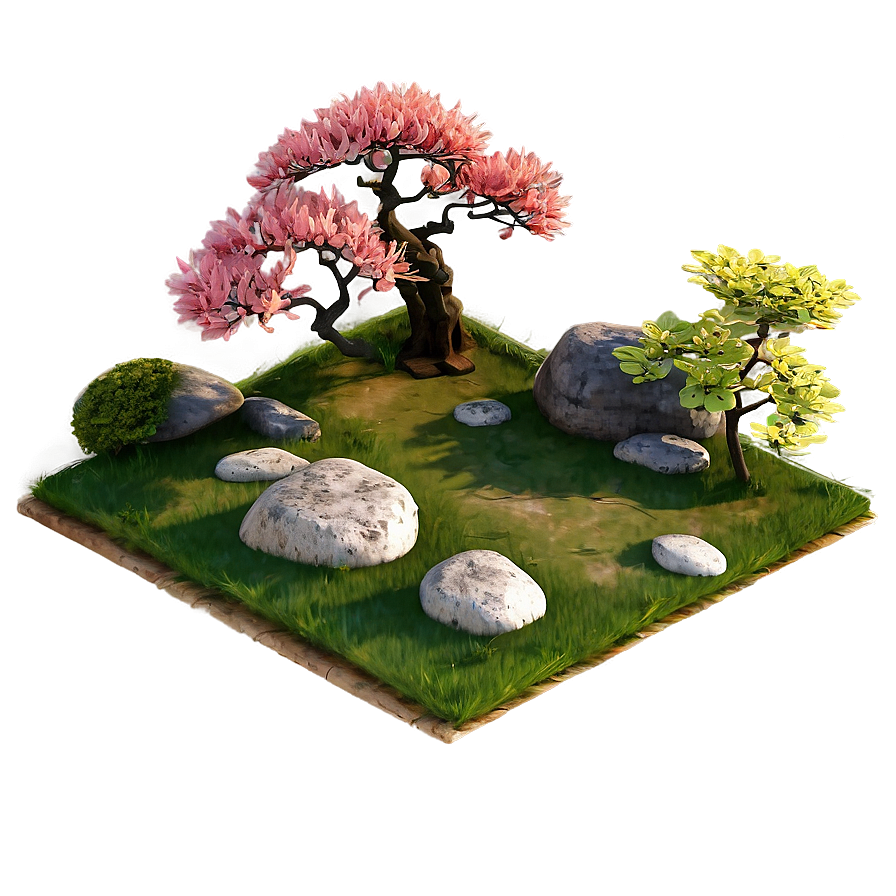 Traditional Japanese Garden Png Lvg25 PNG image