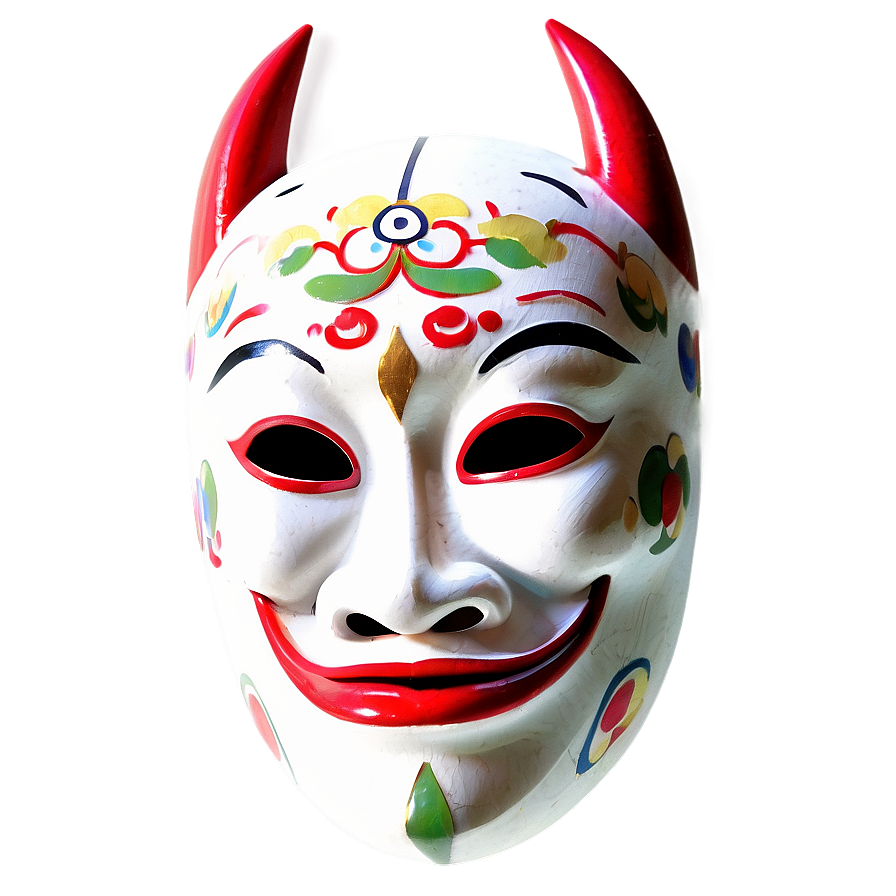 Traditional Japanese Mask Png Uek PNG image