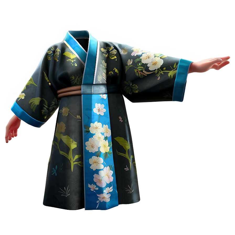 Traditional Japanese Robe Png Keu27 PNG image