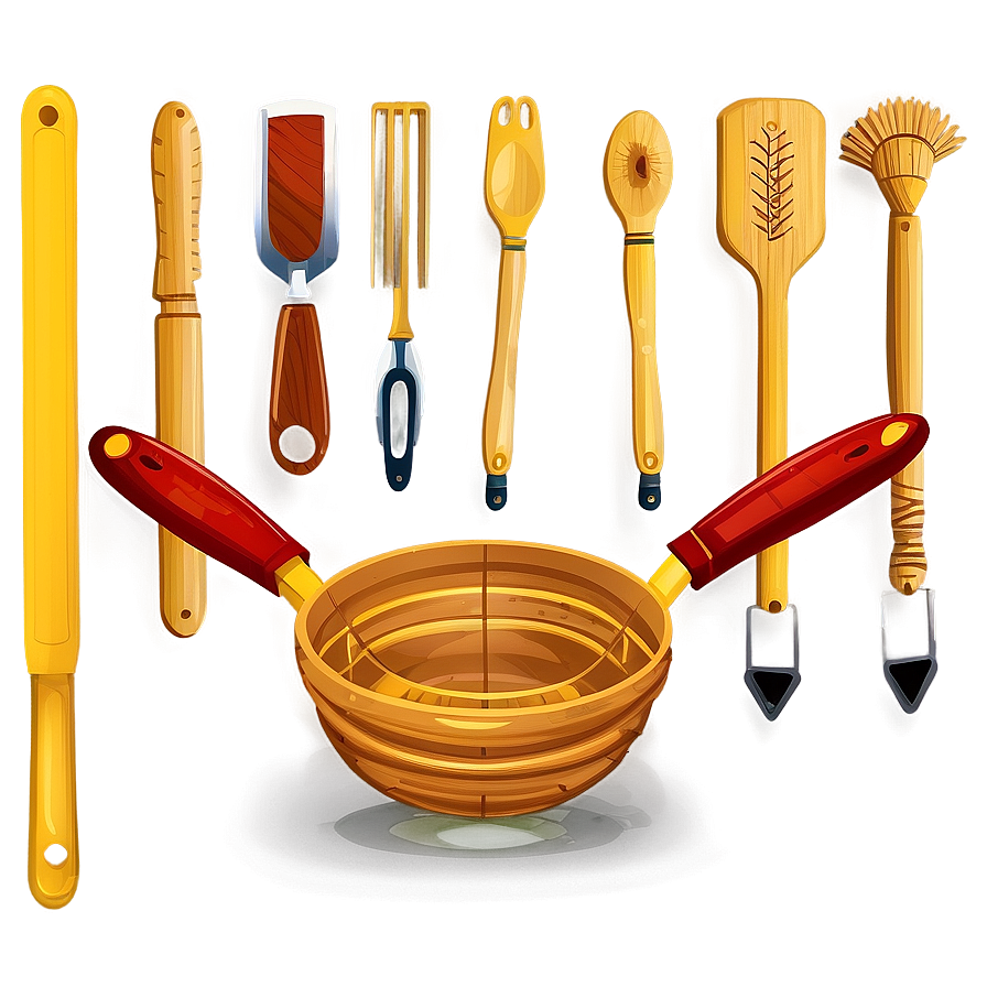 Traditional Kitchen Utensils Png Rhy76 PNG image