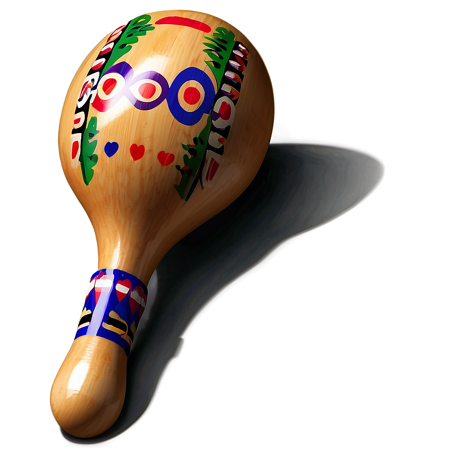 Traditional Maraca Design Png 90 PNG image